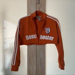 Manchester Cropped Racer Sweatshirt